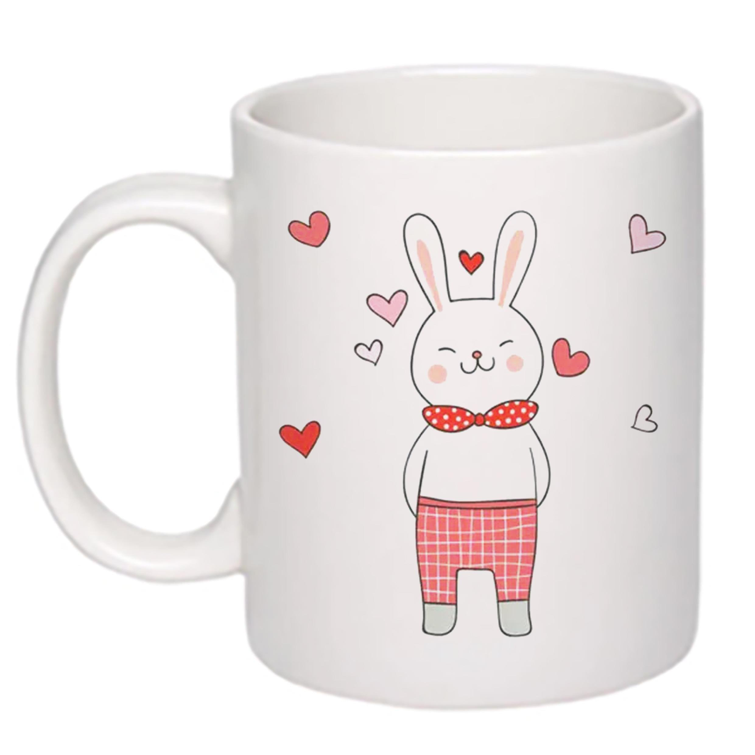 Чашка з принтом Miss you 330 мл Белый (17376) Чашка з принтом Miss you 330 мл Белый (17376)