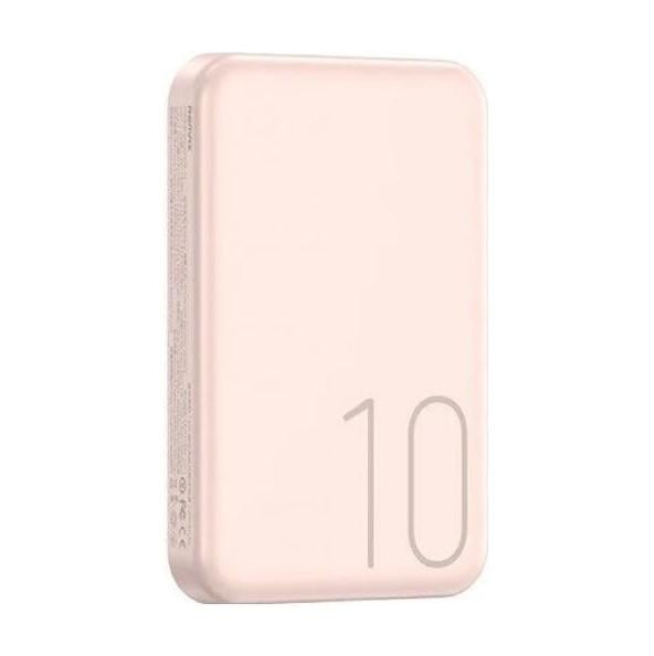 Повербанк Remax RPP-65 MagSafe Magnetic Wireless 10000 mAh 20 W Pink - фото 1 Повербанк Remax RPP-65 MagSafe Magnetic Wireless 10000 mAh 20 W Pink - фото 1