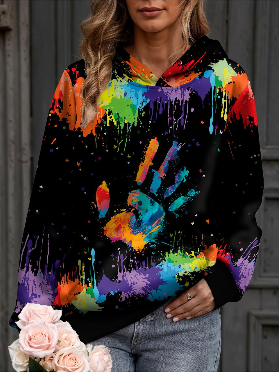 Худі жіноча Рука 3XL Чорний (11333)