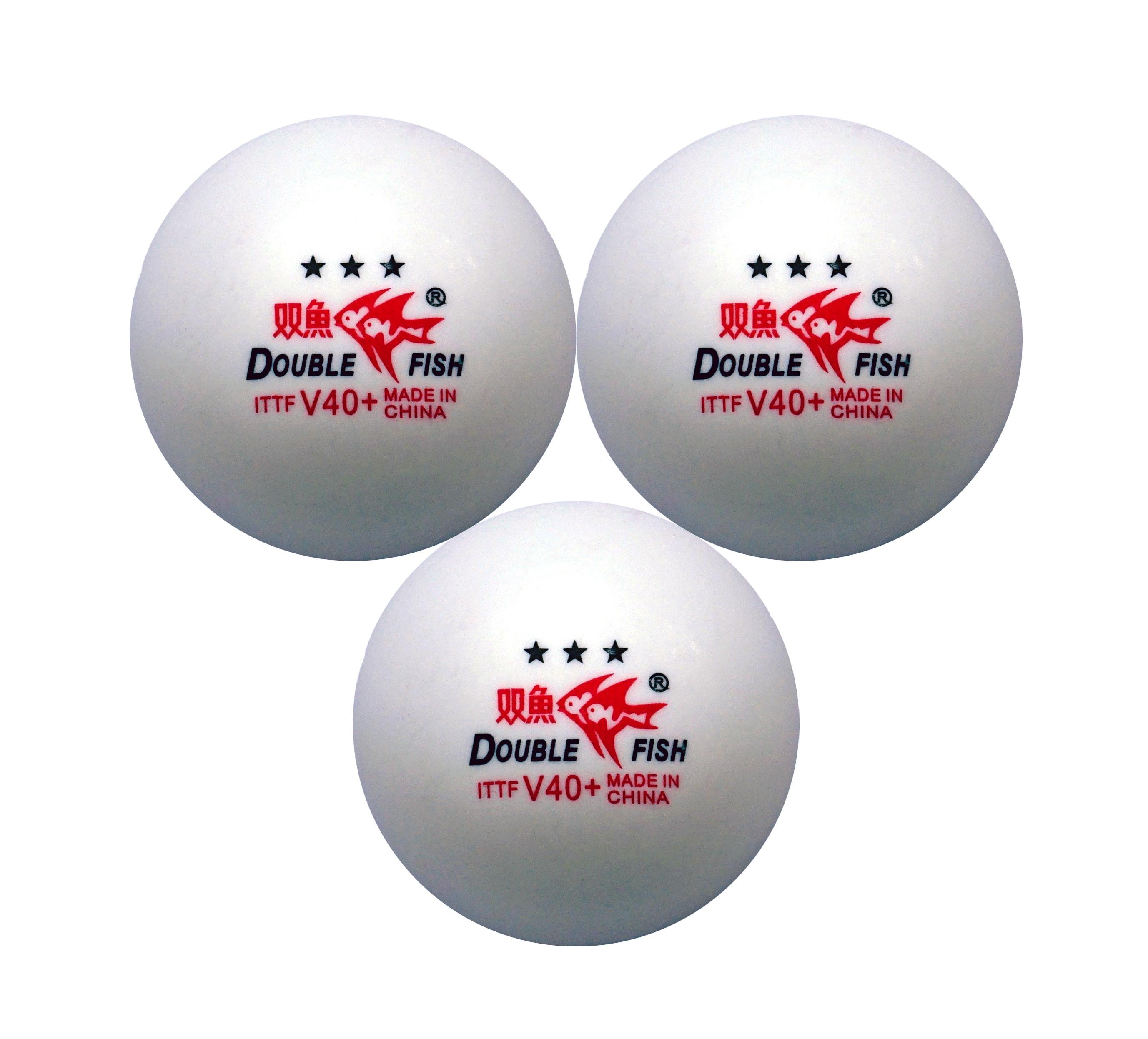 Набор мячей для настольного тенниса DOUBLE FISH V40+ 3* 3 шт. (26747146) Набор мячей для настольного тенниса DOUBLE FISH V40+ 3* 3 шт. (26747146)