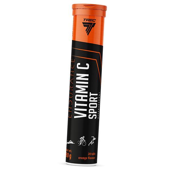 Таблетки с витамином С Vitamin C Sport Effervescent Апельсин шипучие 20 таблеток (36101039)