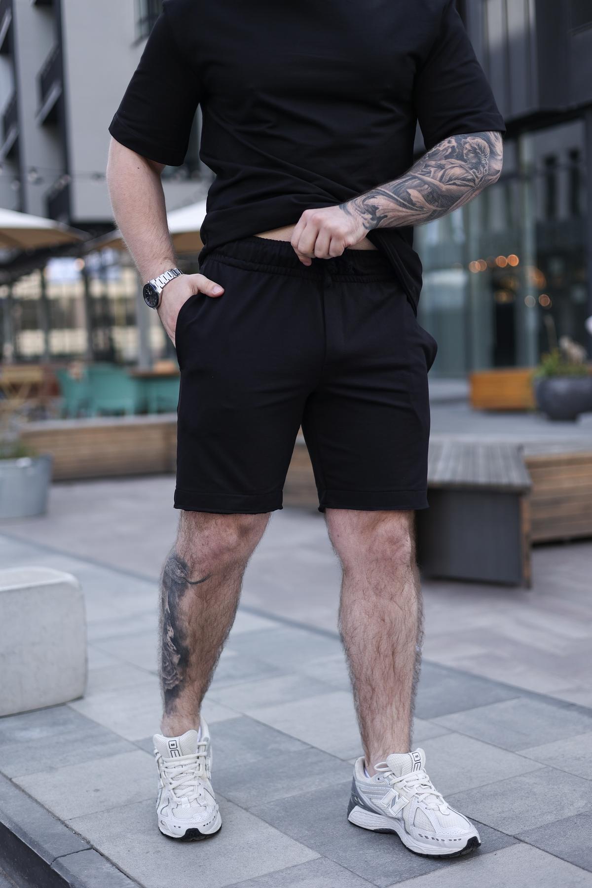 Шорты мужские Breeze Intruder трикотажные 3XL Черный (1123798508/4/6)