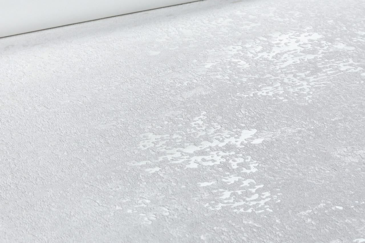 Обои флизелиновые Marburg Casa Vita 36068 винил горячего тиснения 1,06х10,05 м Серо-белый