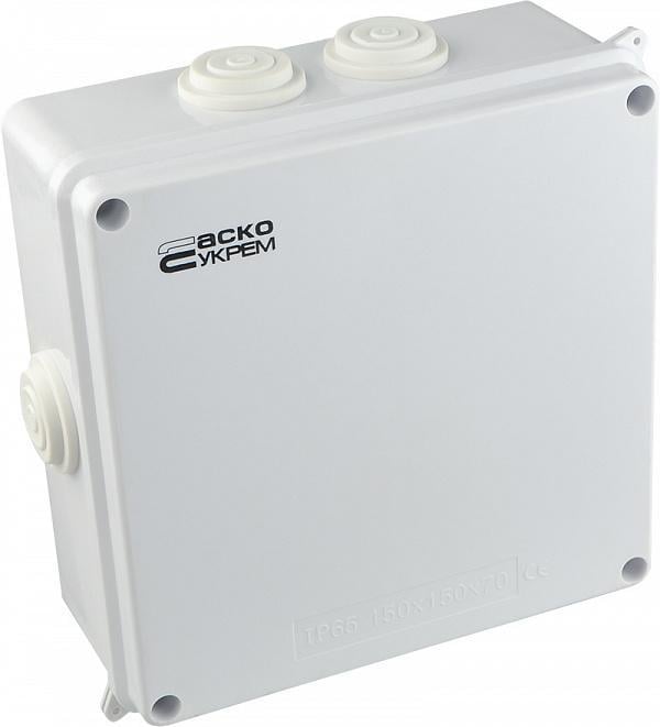 Розподільча коробка АСКО-УКРЕМ TY-RA 150х150х70 мм - фото 2 Розподільча коробка АСКО-УКРЕМ TY-RA 150х150х70 мм - фото 2