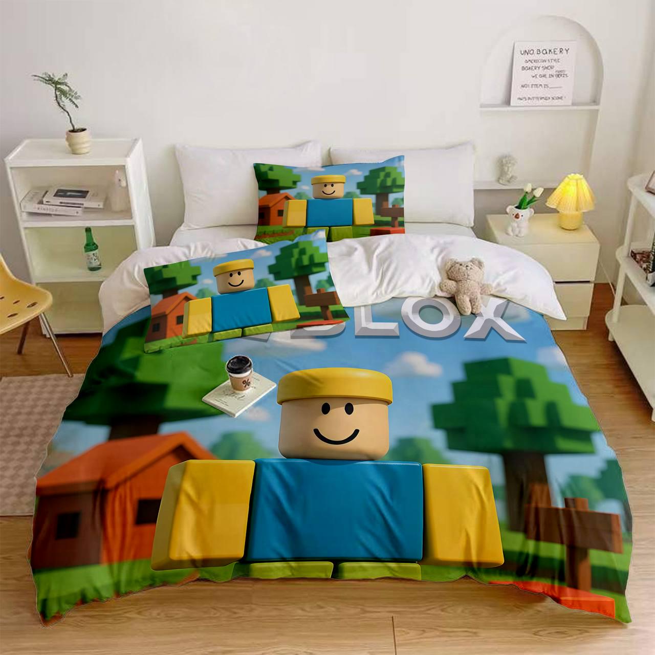Комплект постельного белья Roblox из микросатина полуторный (14898_50)