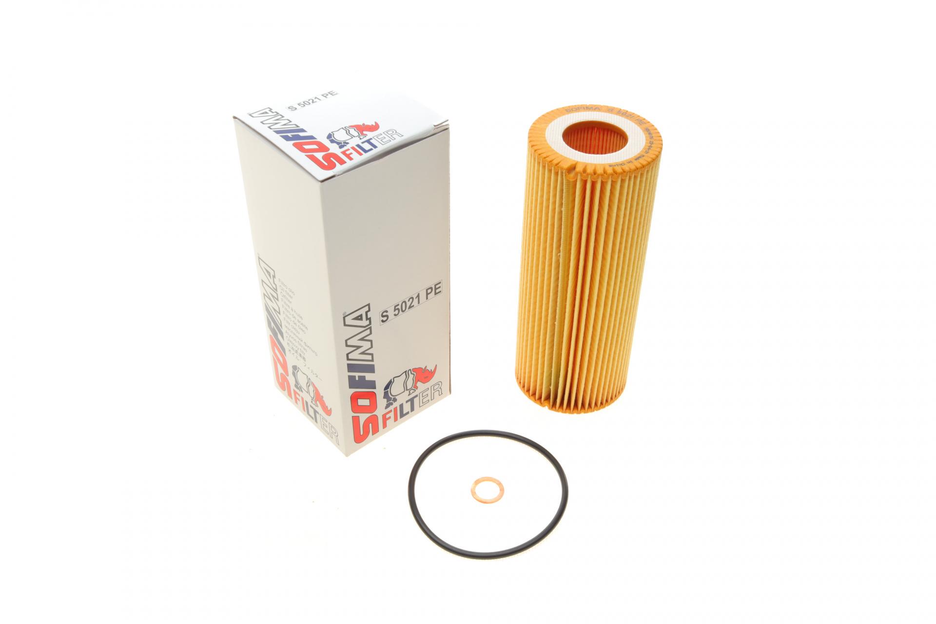 Фільтр масляний SOFIMA для BMW 3 E46/5 E60/E61 2,0 D 03- - (S 5021 PE)