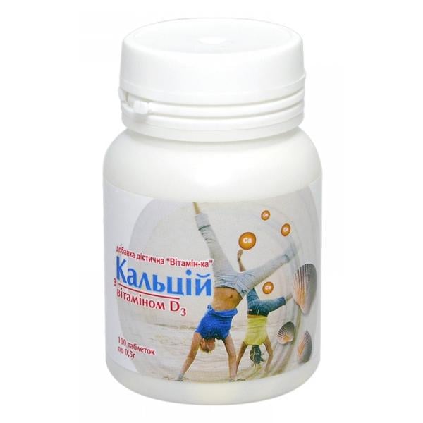 Комплекс для суставов Farmakom Витамин-ка Кальций с Витамином Д3 100 таб. (000027490)