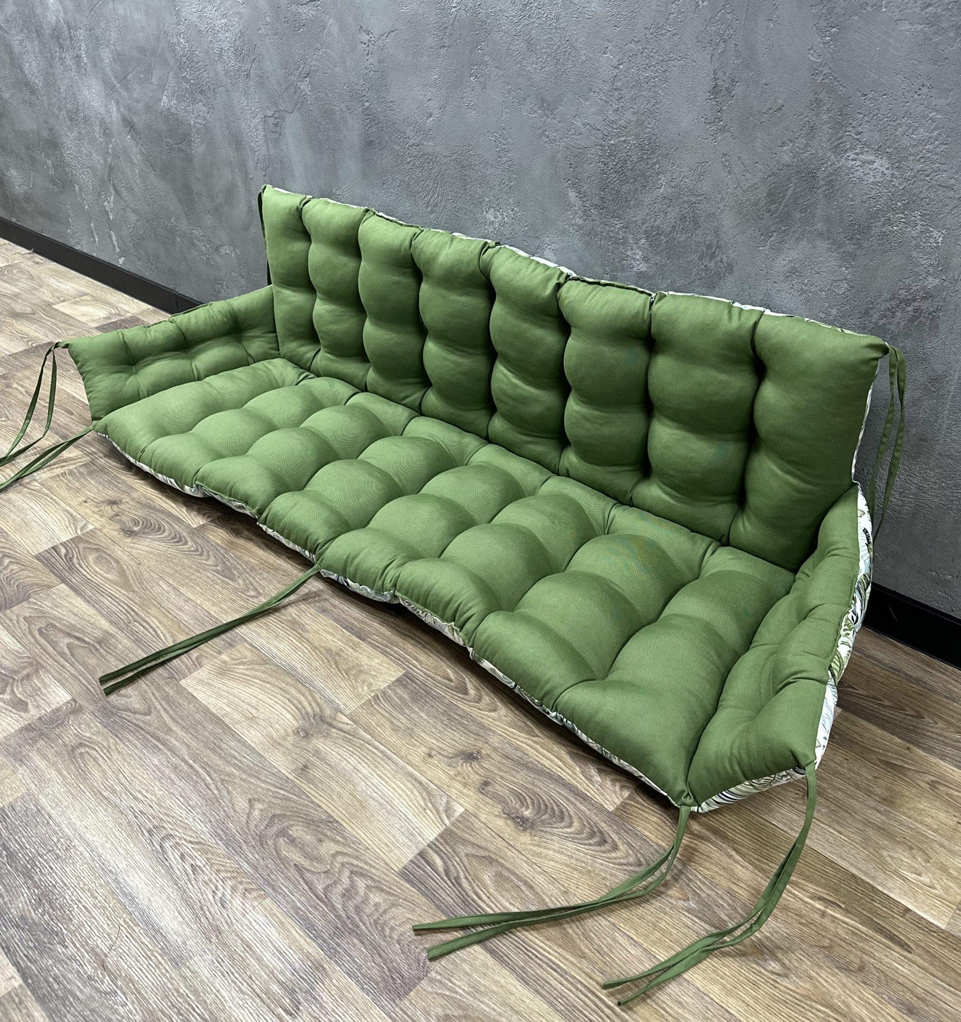 Подушка с бортами Сomfort Home на поддоны/качели/каркасы/садовая мебель 150х50х50х20 см - фото 1 Подушка с бортами Сomfort Home на поддоны/качели/каркасы/садовая мебель 150х50х50х20 см - фото 1