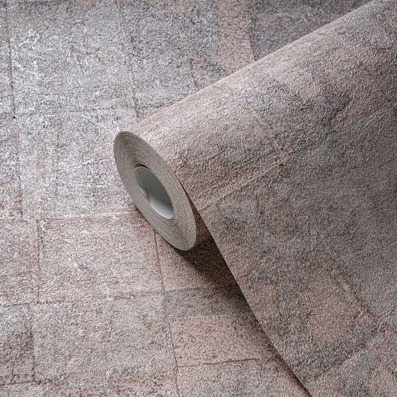 Обои флизелиновые AS Creation Metropolitan 39671-2 Противень винил горячего тиснения 0,53х10,05 м Серый