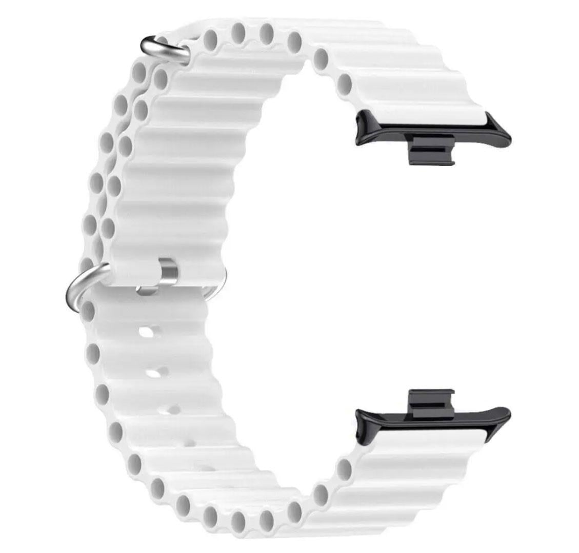 Ремешок силиконовый Primo Ocean для часов Redmi Watch 4/Xiaomi Mi Band 8 Pro White Ремешок силиконовый Primo Ocean для часов Redmi Watch 4/Xiaomi Mi Band 8 Pro White
