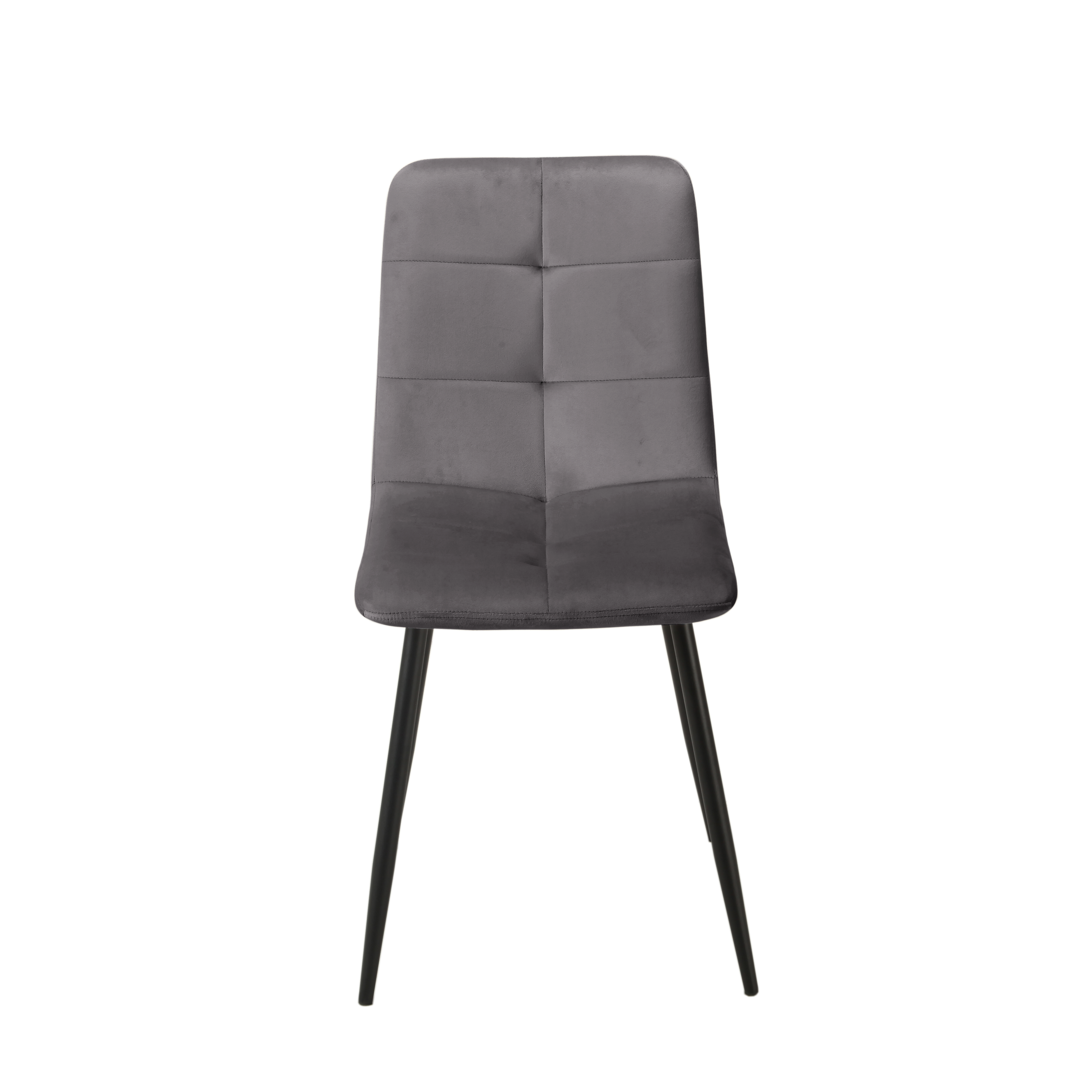 Стул кухонный Intarsio Neo велюр Черный/Серый - фото 5 Стул кухонный Intarsio Neo велюр Черный/Серый - фото 5