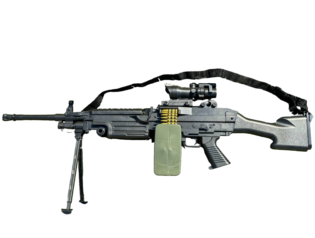 Пулемет игрушечный для гидробола M249 XS-1809 на орбитах (21593898)
