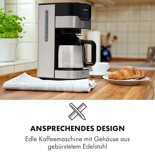 Кофеварка KLARSTEIN Arabica EasyTouch Control 800 W (10032772) - фото 5