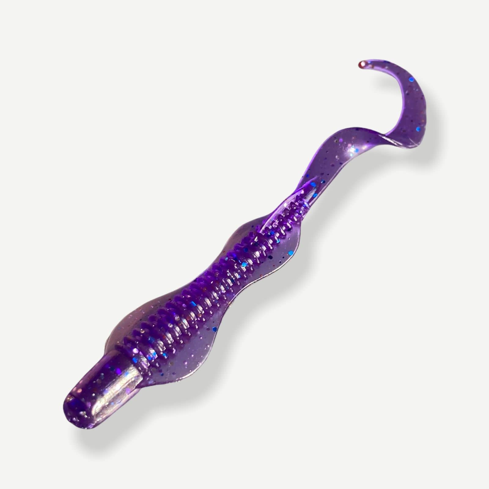 Силиконовая приманка Big Baits Cobra речная серия 2,5" 8 шт. # 109 Dark Violet (2253109)