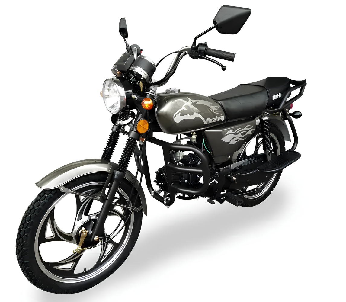 Мопед Musstang Alfa MT125-2 Серебристый