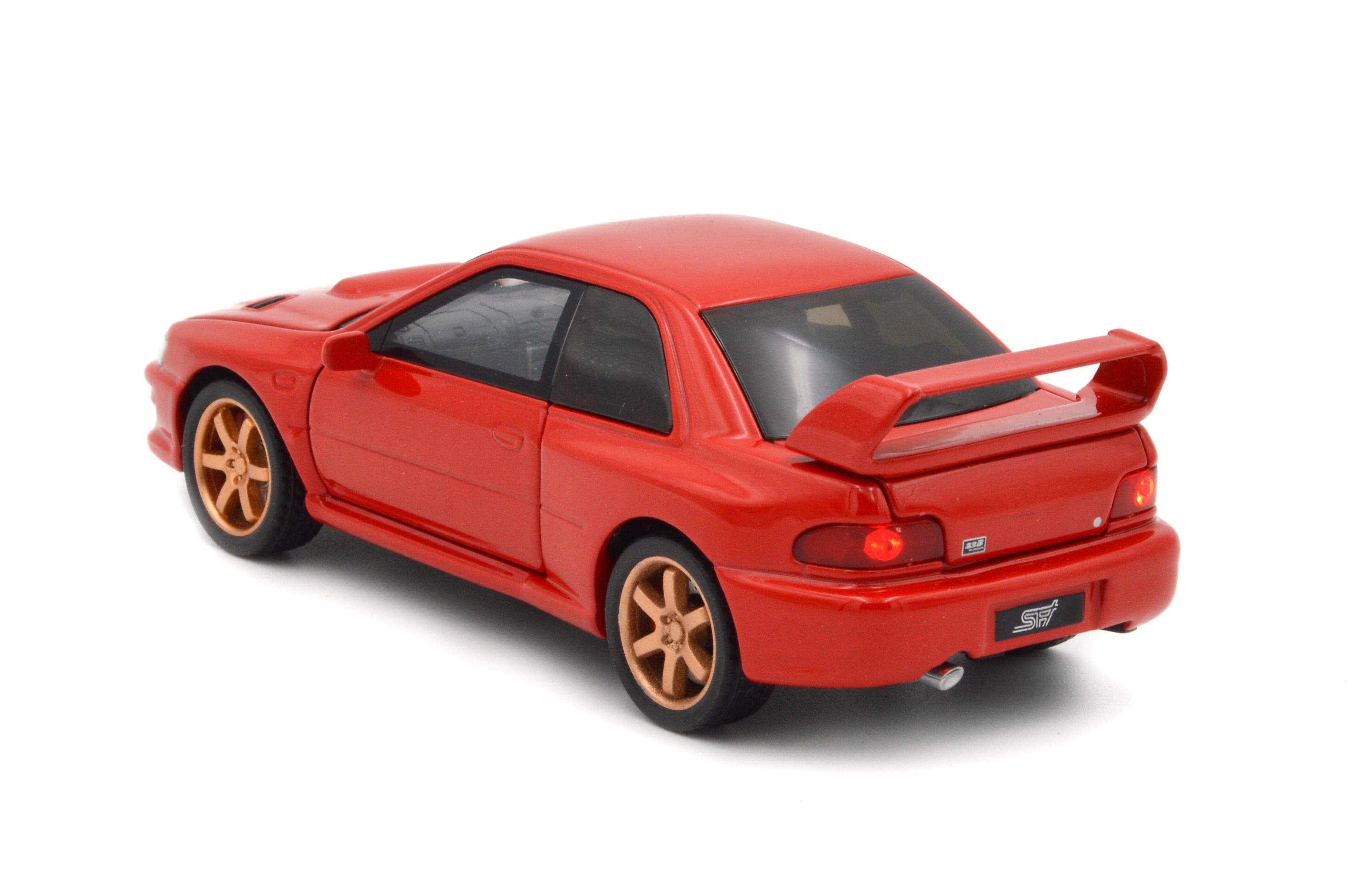 Іграшкова машинка металева Subaru Impreza WRX STI 1:32 світло/звук/інерція/відкриваються двері (30718R) - фото 3 Іграшкова машинка металева Subaru Impreza WRX STI 1:32 світло/звук/інерція/відкриваються двері (30718R) - фото 3