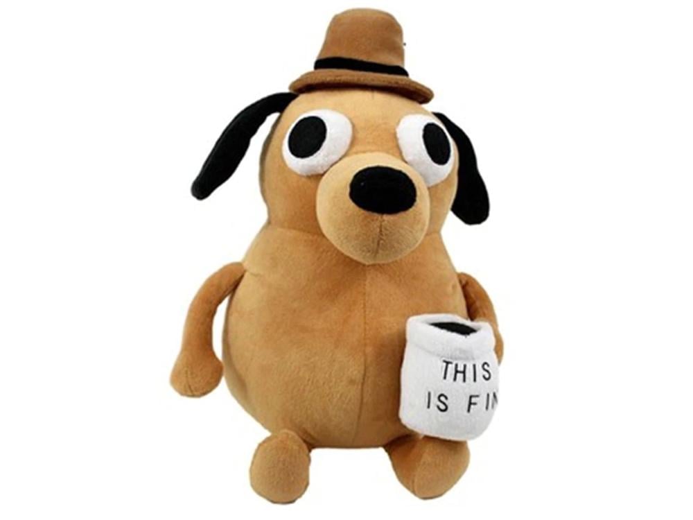 Мягкая игрушка This is Fine Meme Dog 22 см (1010-082-00)
