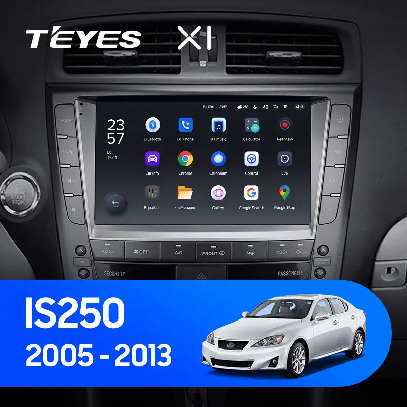 Автомагнитола штатная Teyes X1 для Lexus IS250 XE20 2005-2013 Android (1801577267) - фото 3