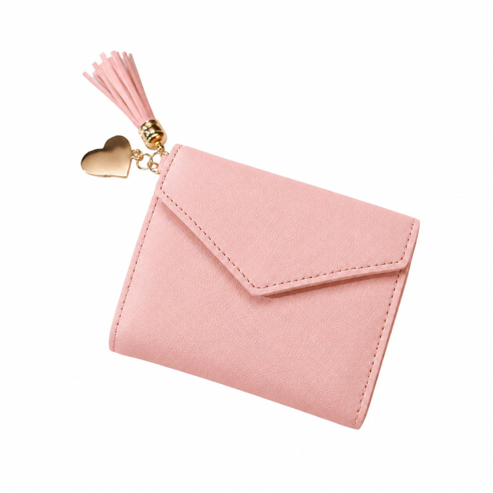 Кошелек мини женский раскладной Elegant Розовый (2822321610)