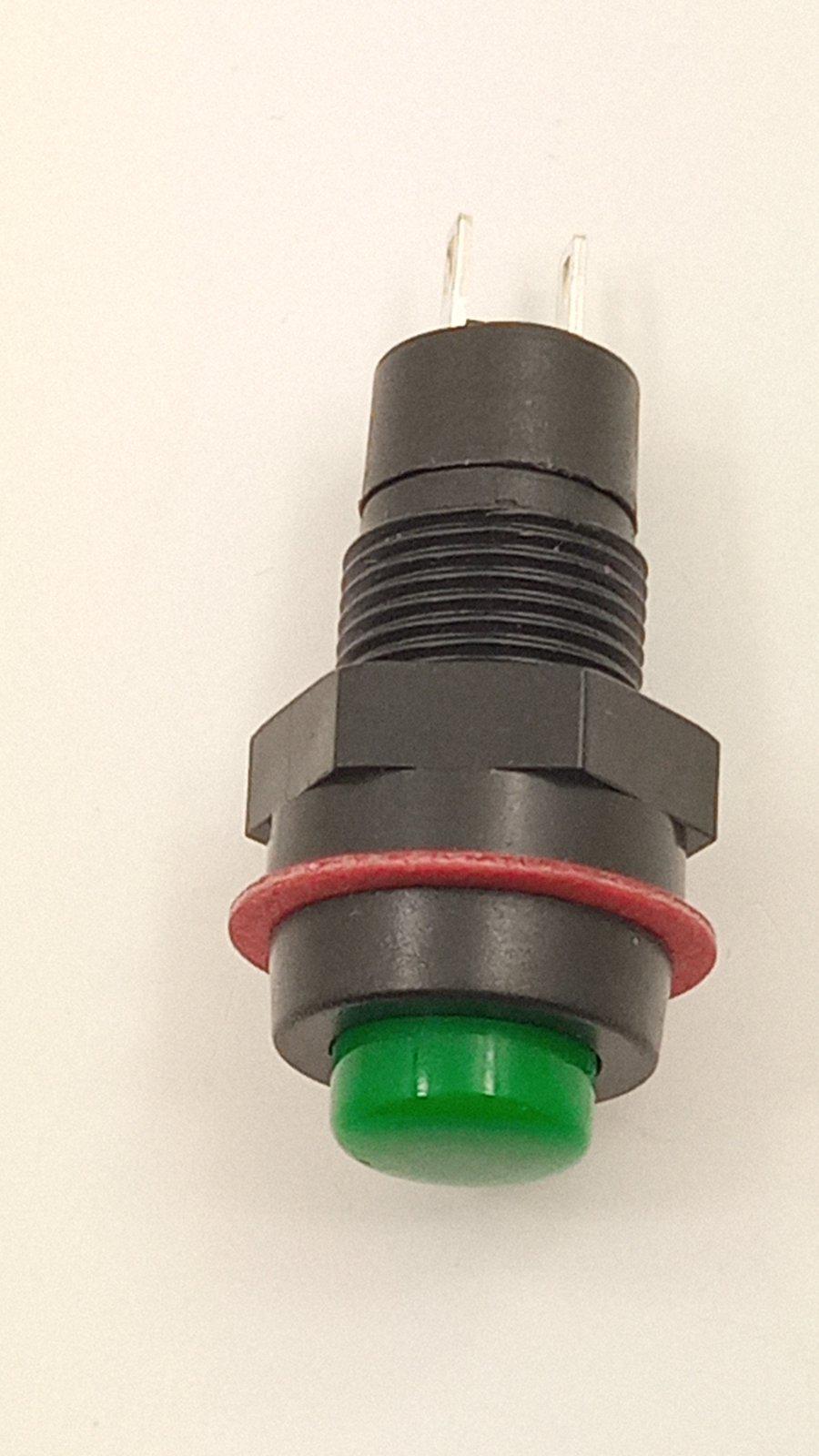 Кнопка без фіксації DS-213 10 мм Зелений (32446)