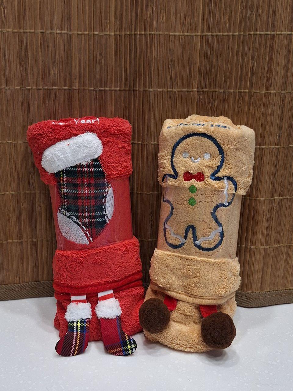 Набір новорічних рушників Colorful Home з петелькою з мікрофібри 35х75 см 2 шт. (1606) Набір новорічних рушників Colorful Home з петелькою з мікрофібри 35х75 см 2 шт. (1606)