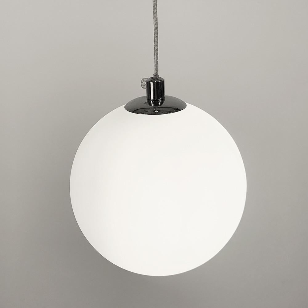 Підвіс з 1 білим плафоном Хром (0286/1 CH/WT) - фото 3