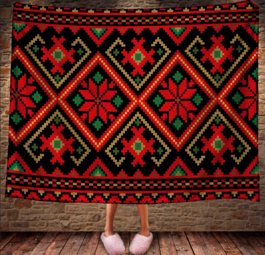 Плед с 3D принтом Вышиванка орнамент 1298 150x200 см (epi_0412)