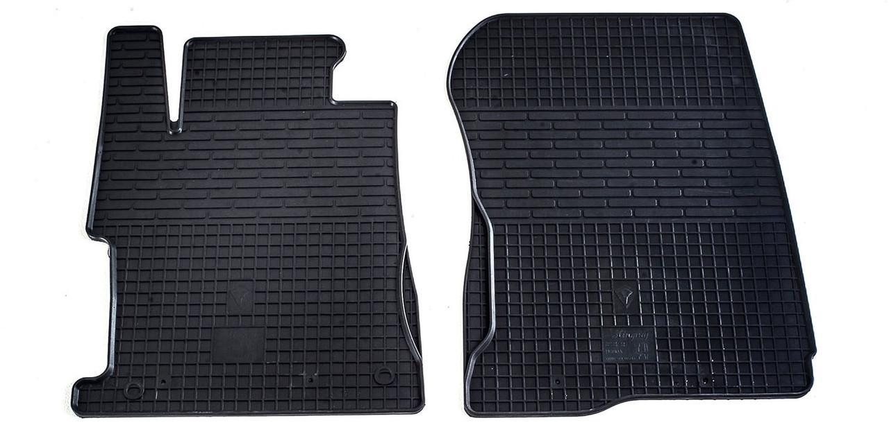 Коврики резиновые Stingray Honda Civic sdn 2006-/2013- передние 2 шт. Черный (1008042)