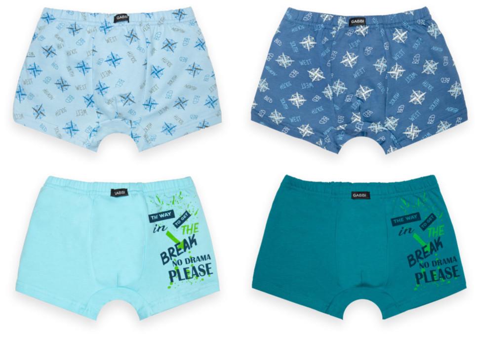 Трусы-шорты детские хлопковые для мальчика Gabbi SHM-22-4 4 шт. 128-134 см (13166)
