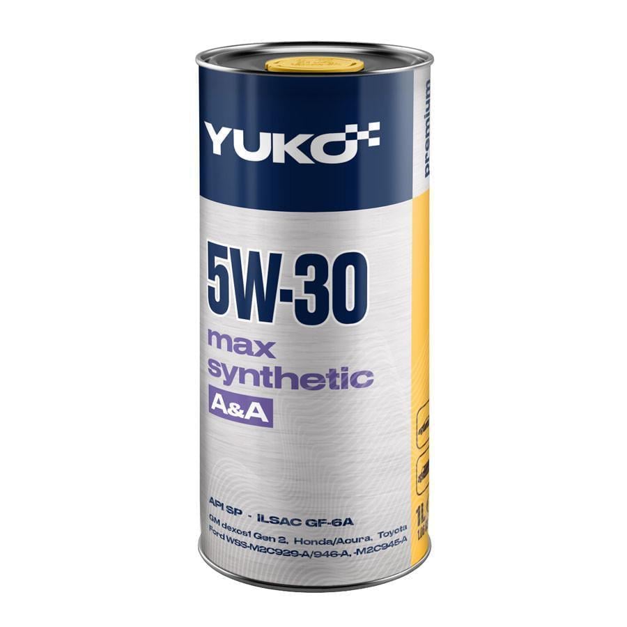 Моторное масло YUKO MAX SYNTHETIC A&A 5W-30 API SP 1 л (20157)