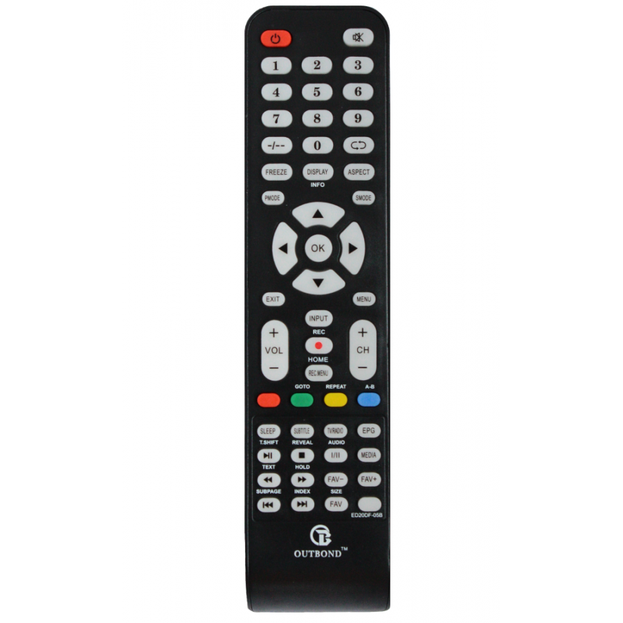 Пульт для телевизора OUTBOND ED20DF-05B (4929) Пульт для телевизора OUTBOND ED20DF-05B (4929)