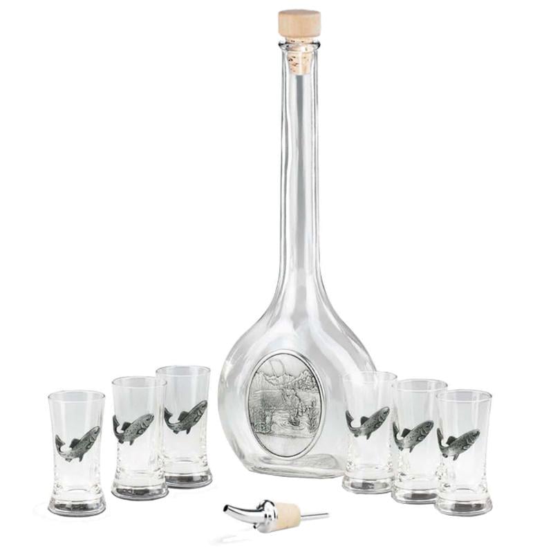 Набор для водки Artina Рыбак графин и рюмки 33х8 см 500/40 мл 6 шт. (15181a)