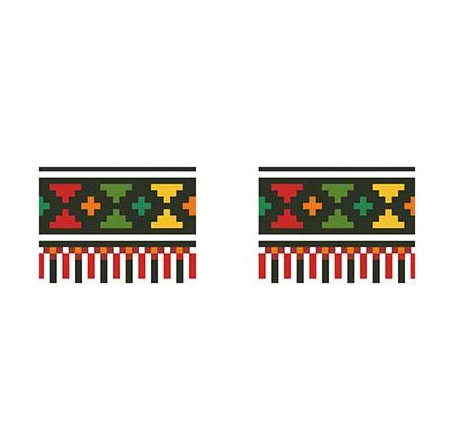 Схема Рушничок для свадебных букетов и декора для вышивки бисером и нитями на ткани габардин (ТР086пн1025)