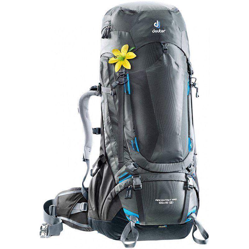 Рюкзак туристический Deuter Aircontact Pro 65+15 л Graphit/Black (33302174701)