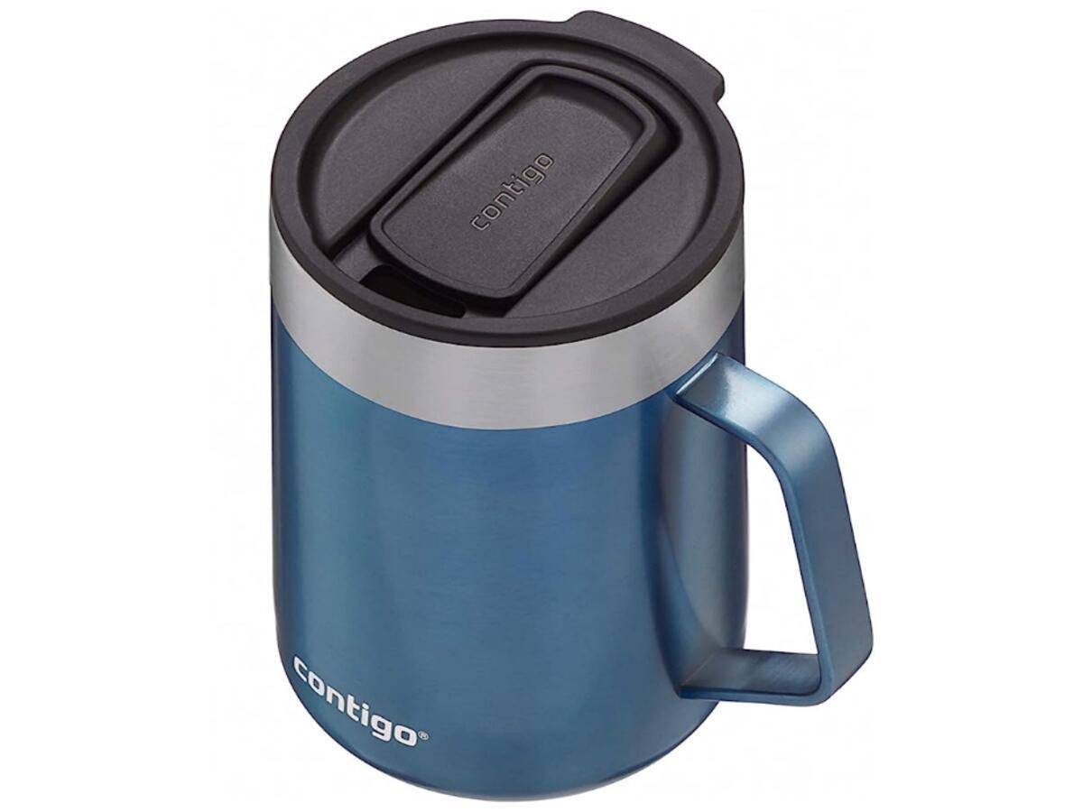 Термокухоль Contigo Streeterville Handle Corn 420 мл Blue - фото 3