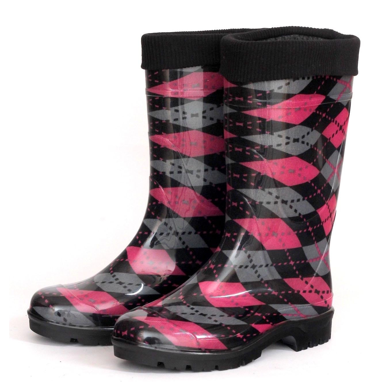 Сапоги женские утепленные ГумаТрест М-02 СУТР с рисунком с манжетой-резинкой р. 40 (М-02 СУТР40)