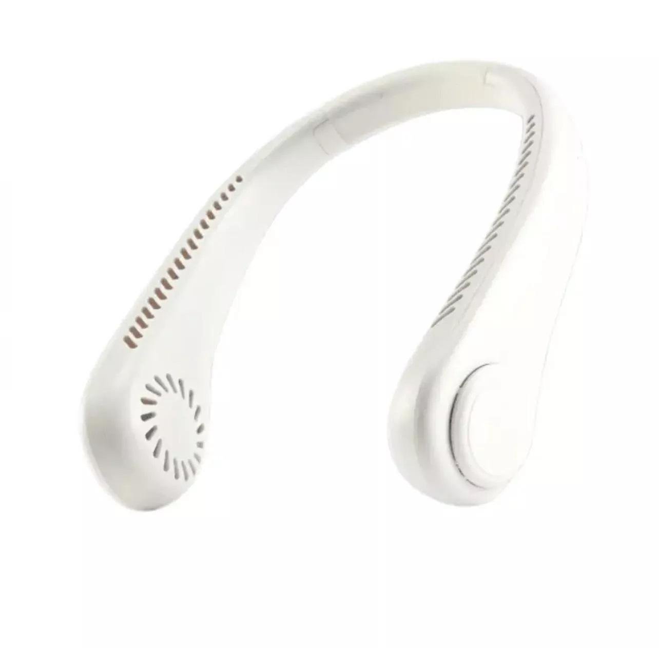 Вентилятор на шею аккумуляторный JoyPro FAN-01 USB 1200mAh Белый (9393ba64)