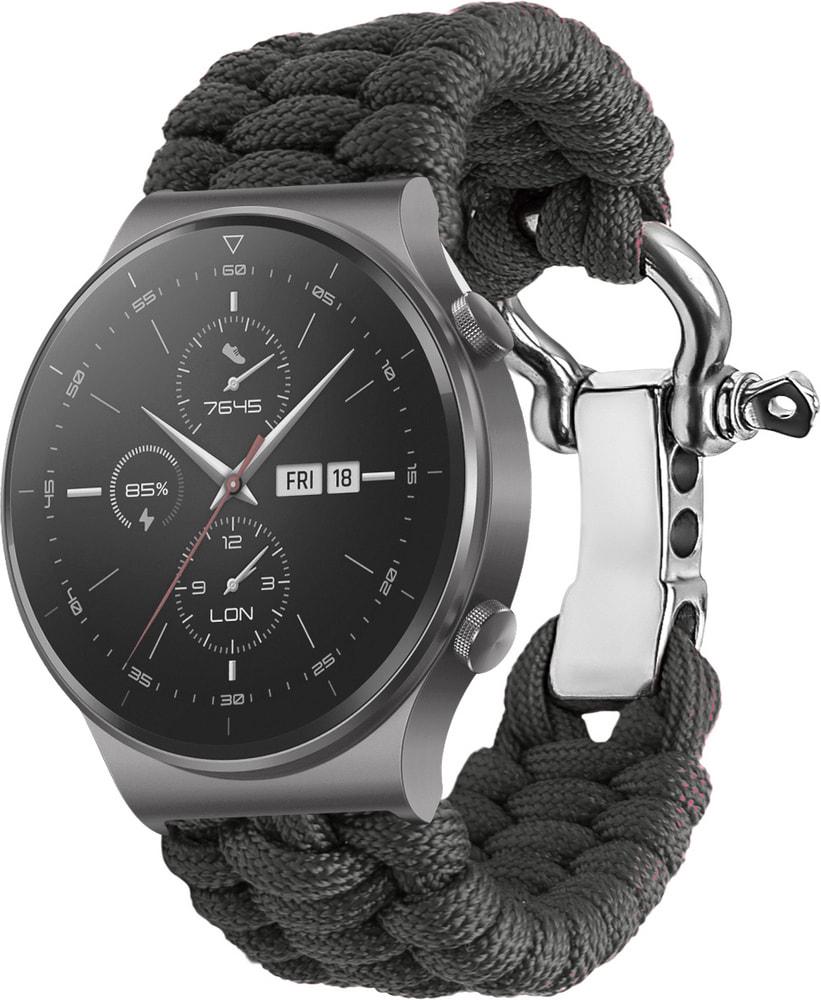 Ремешок из Паракорда Ruper для Huawei Watch GT 2 Pro (22mm) Grey (30806-33)