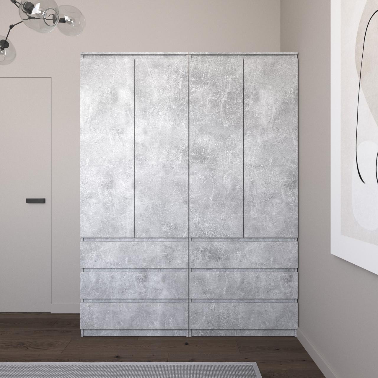 Меблевий комплект для одягу Вайс R9/R16 1604х500х2110 мм Бетон (30843129)