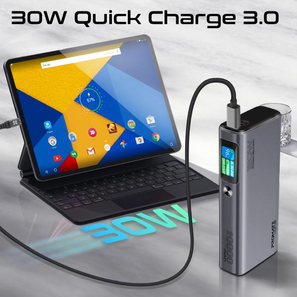 Повербанк Promate Titan-130 130W 20000 mAh Gray (1607659) - фото 6 Повербанк Promate Titan-130 130W 20000 mAh Gray (1607659) - фото 6