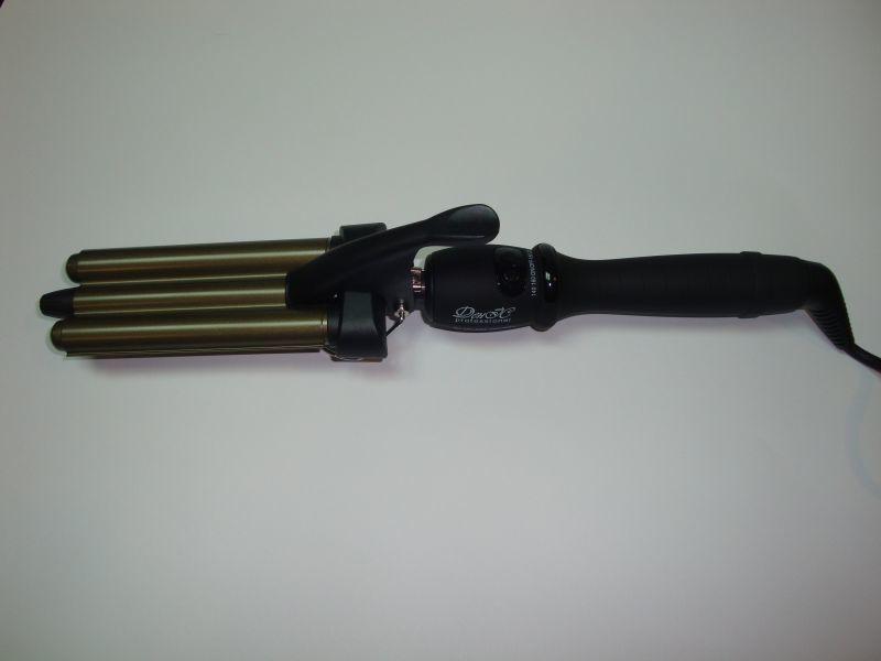 Плойка тристулка ДенІС professional титано-турмалінова d 19 мм (1453069959) - фото 2 Плойка тристулка ДенІС professional титано-турмалінова d 19 мм (1453069959) - фото 2