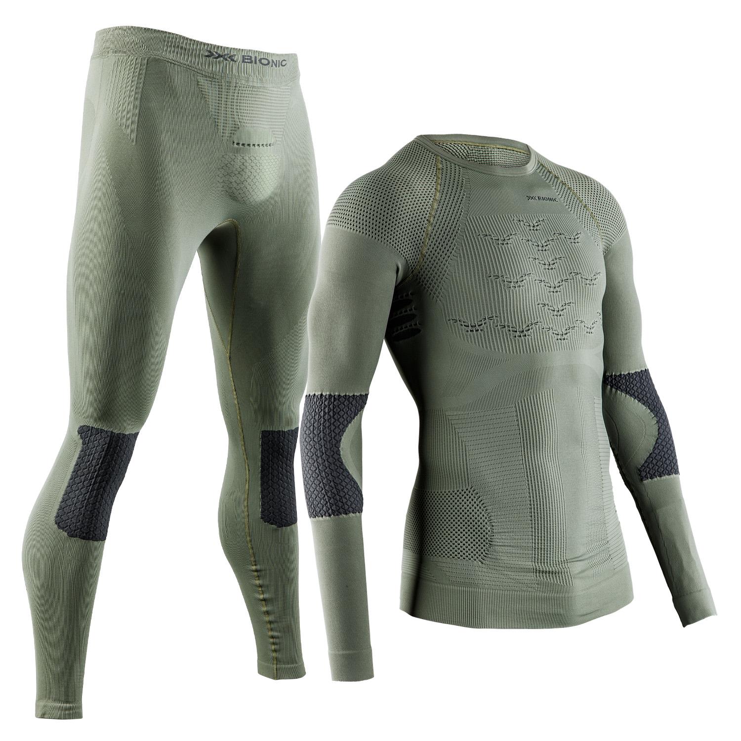 Комплект термобелья мужской X-Bionic X-Plorer Combat Energizer 4.0 Set E052 M Olive Green/Anthracite