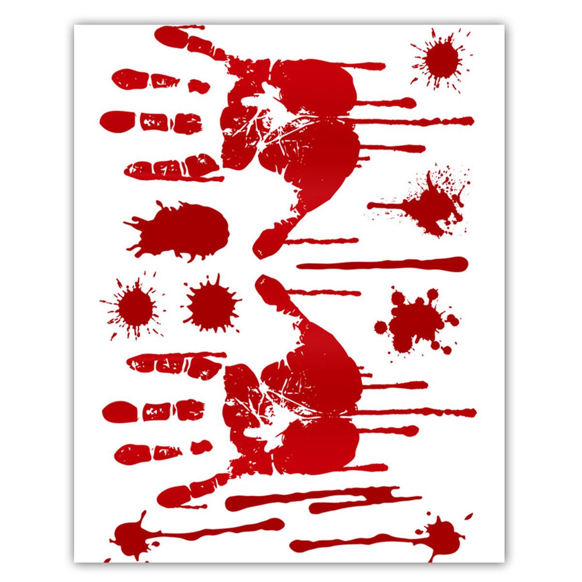 Наклейки на окно Хэллоуин 25x35 см Красный (31007) - фото 2 Наклейки на окно Хэллоуин 25x35 см Красный (31007) - фото 2