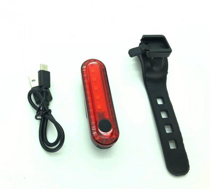 Фонарь для велосипеда BSK-2275-5SMD ЗУ USB 5 реж. waterpr (40087)