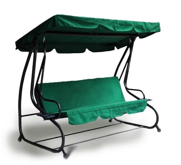Садовая качеля-диван Fregat Relax Plus 3-х местная раскладная Зеленый (FRP8209G_freg_2)