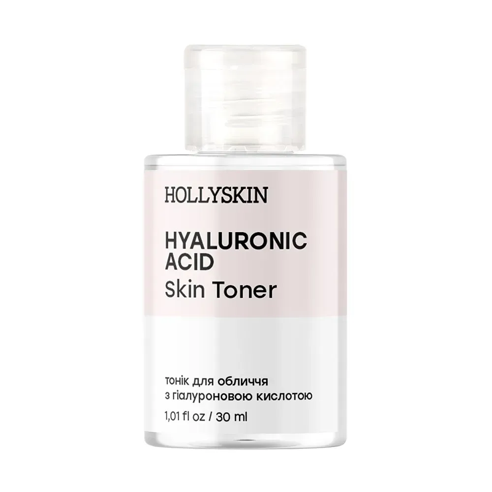 Тонік для обличчя HOLLYSKIN Hyaluronic Acid Skin Toner travel size 30 мл (35633988)