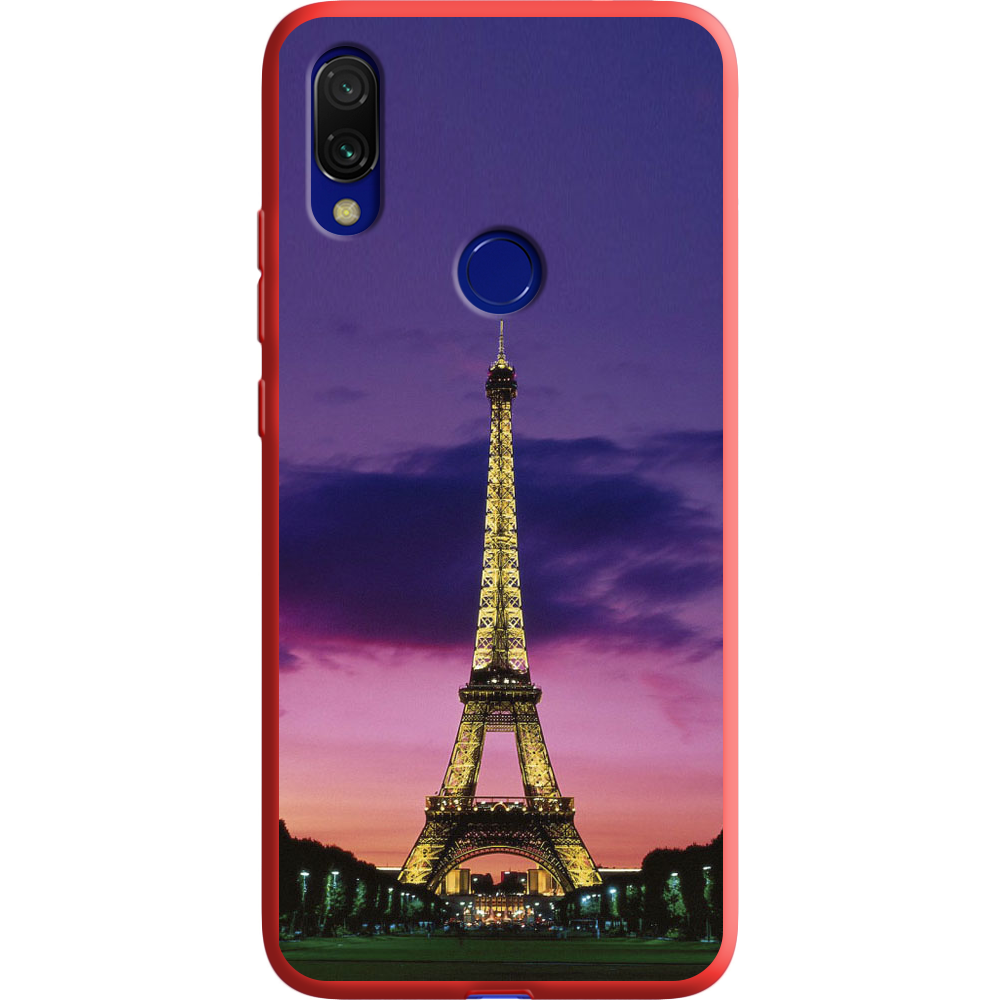 Чехол Boxface Xiaomi Redmi 7 Полночь в Париже Красный силикон (36506-up964-37060)