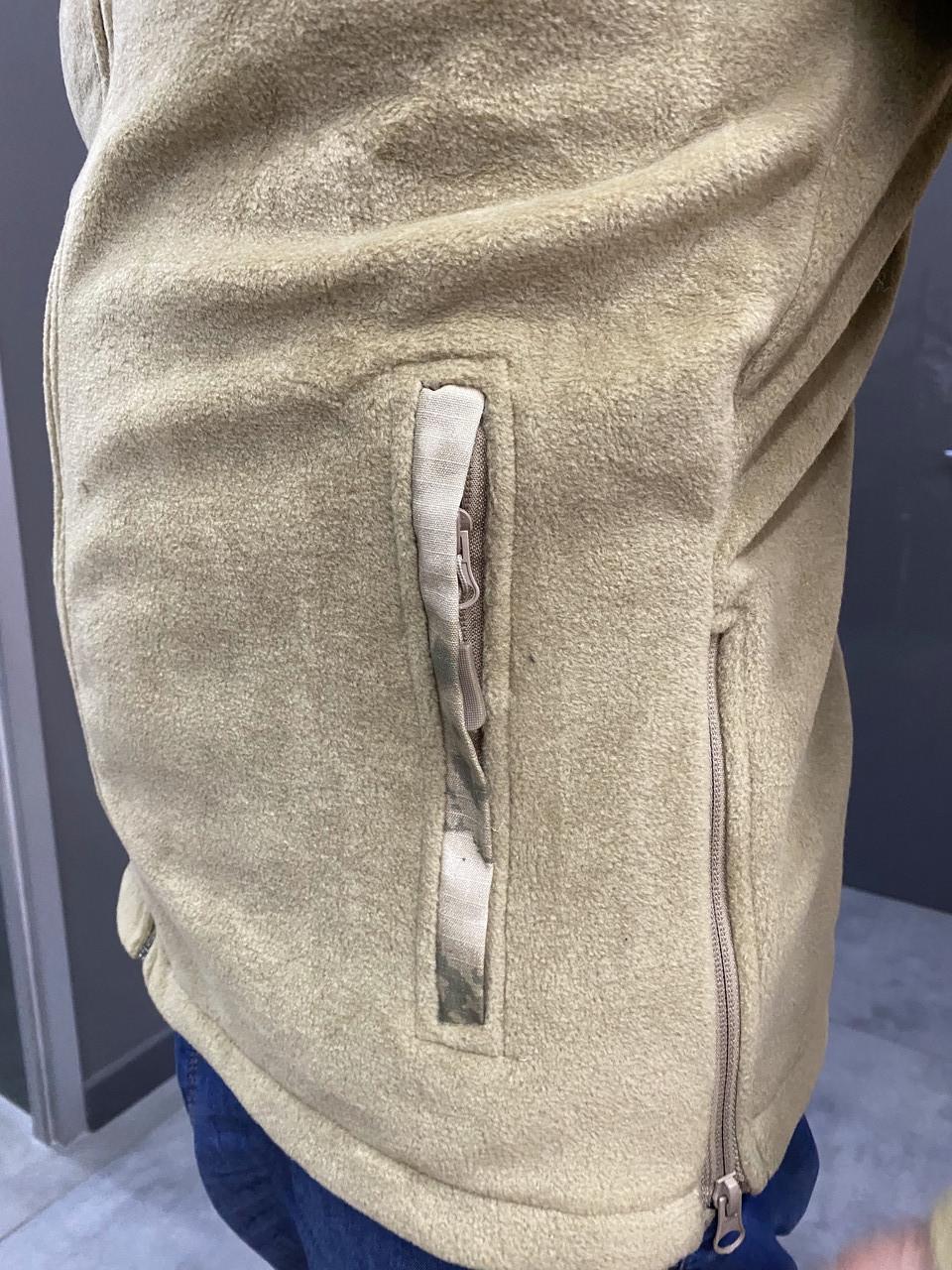 Кофта армійська тепла флісова Wolftrap M Койот/Камуфляж (241937) - фото 5 Кофта армійська тепла флісова Wolftrap M Койот/Камуфляж (241937) - фото 5