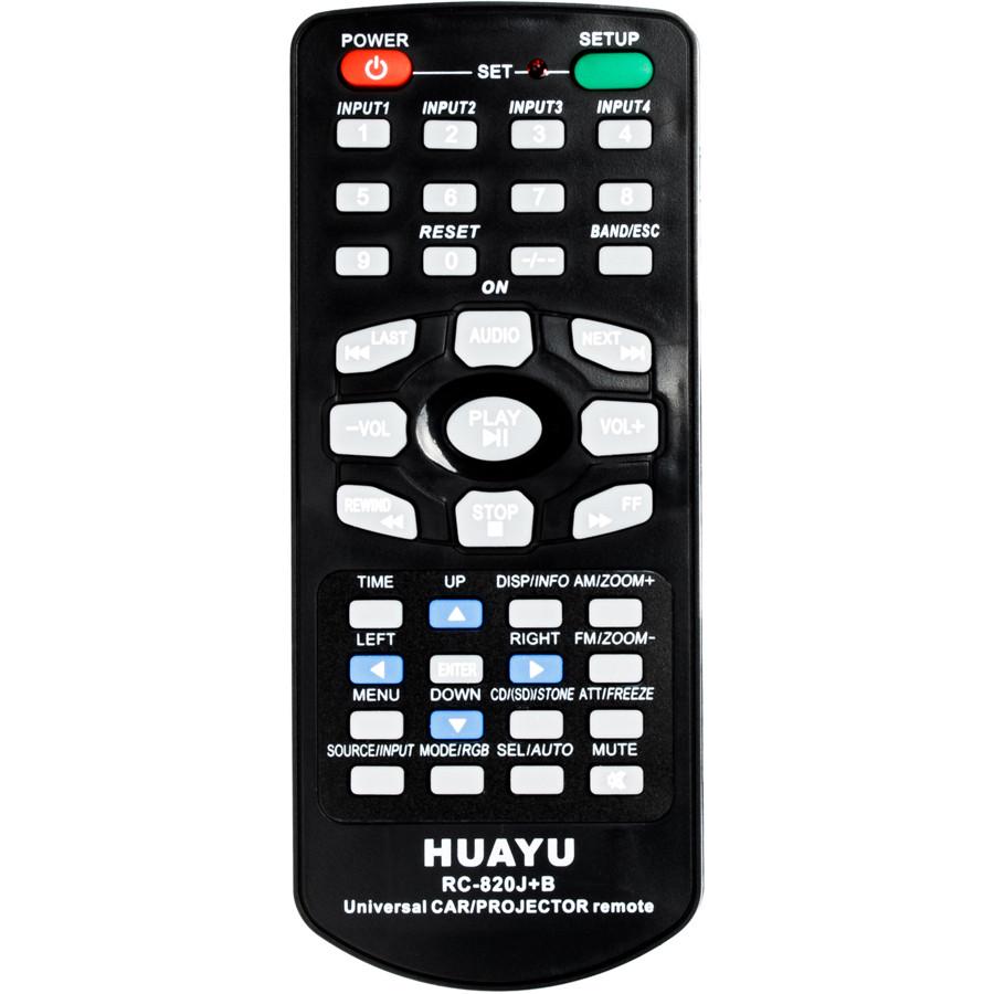 Пульт для проектора Huayu RC-820J/D mini для авто-DVD и проекторов (3687)