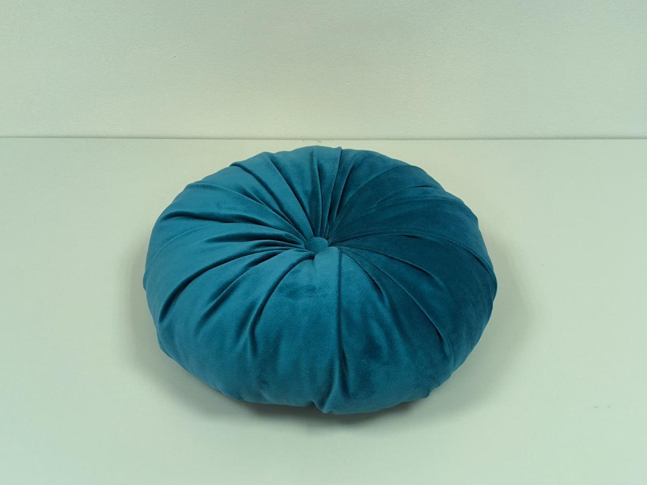 Декоративная подушка круглая с пуговицей d 30 см (2084337080) - фото 2 Декоративная подушка круглая с пуговицей d 30 см (2084337080) - фото 2